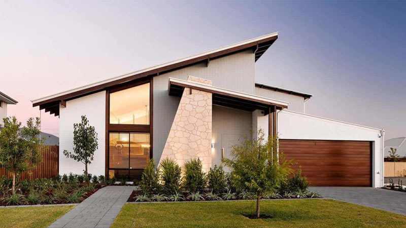 Atap Rumah Modern Desain Skilion