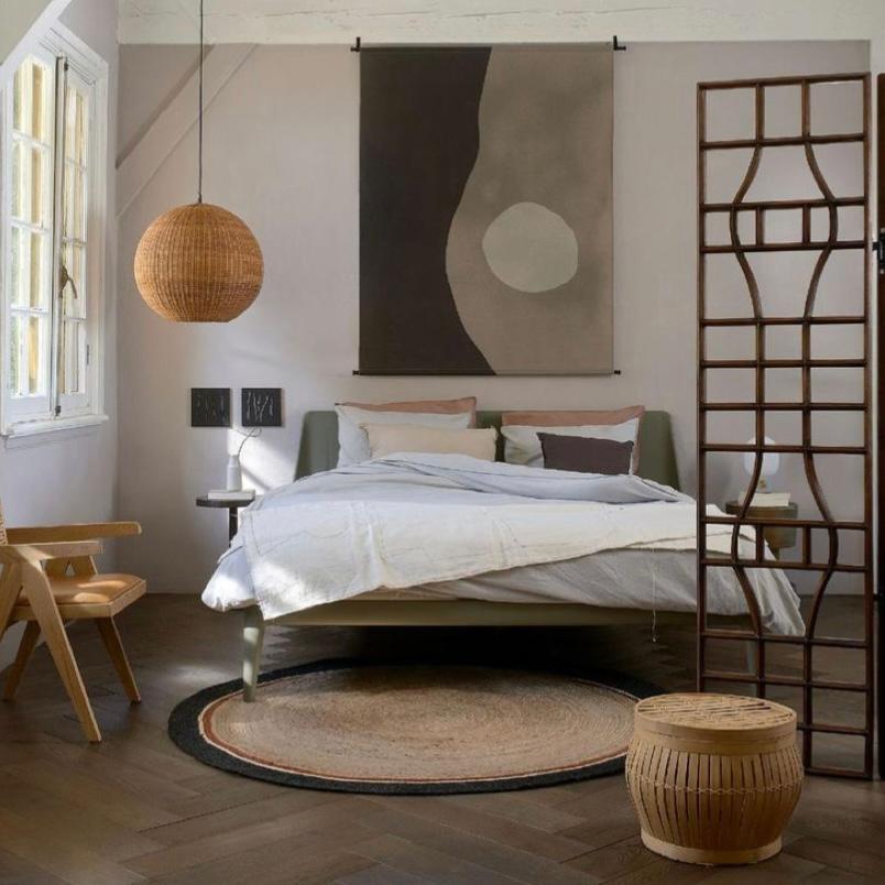 Desain Kamar Tidur Tema Japandi dengan Fukuma