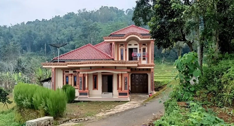 Gambar Rumah Indah di Desa Desain Depan Rumah Modern