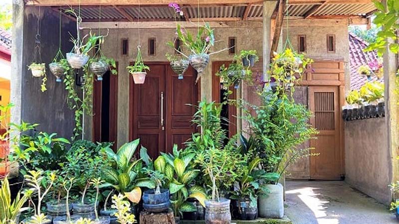 Gambar Rumah Indah di Desa Rumah Kampung Sederhana