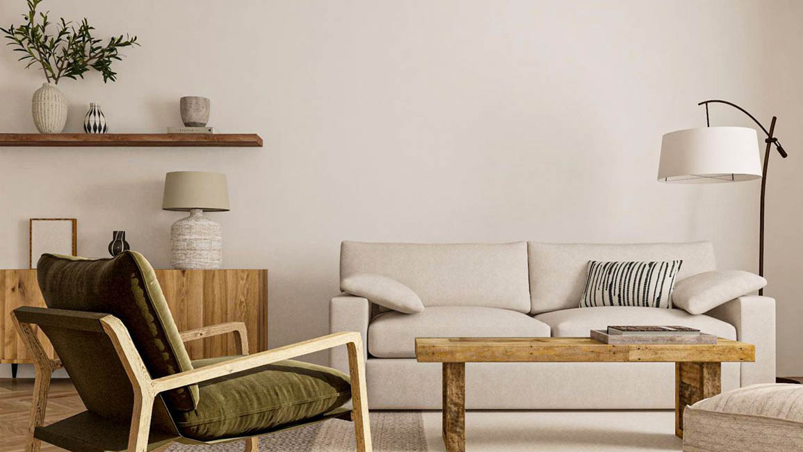 Gaya Model Ruang Tamu Minimalis Gaya Scandinavia | Gambar: Designcafe.com