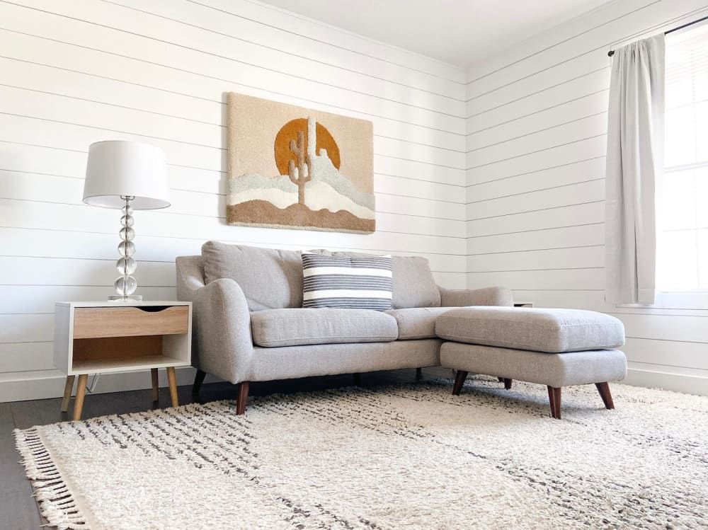 Ide Ruang Tamu Minimalis Ruang Tamu Beach Vibes | Gambar: Home-designing.com