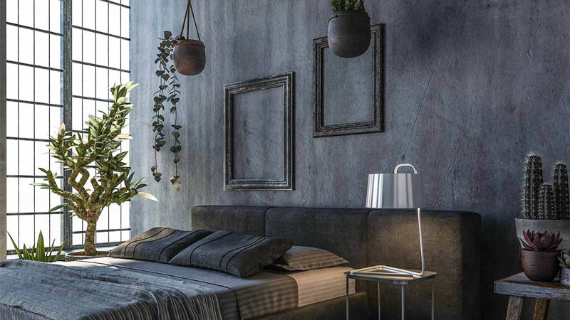 Kamar Tidur Mewah Modern Minimalis Industrial Modern