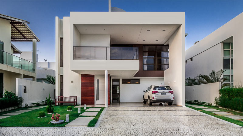 Rumah Minimalis 2 Lantai Balkon