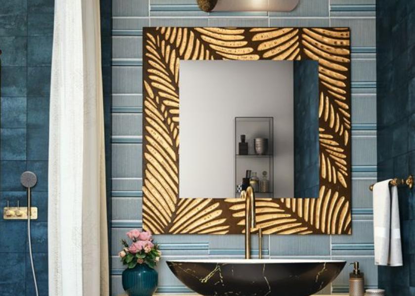 Desain Kamar Mandi dengan Cermin untuk Ilusi Ruang