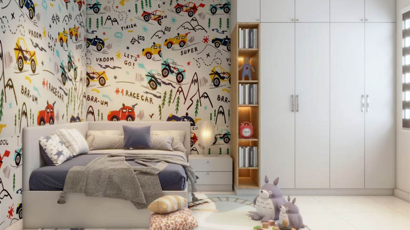 Gaya Kamar Anak Laki Laki Ekspresif