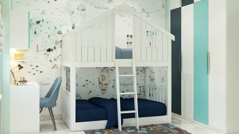 Desain Kamar Anak Laki Laki Modern 