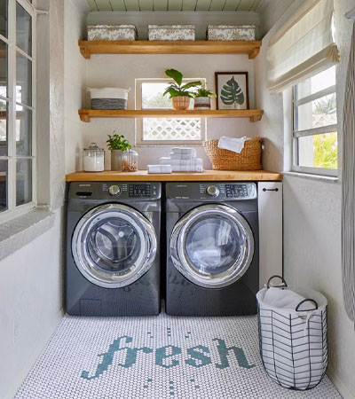 Jendela Open Space Sempit Ruang Laundry Minimalis