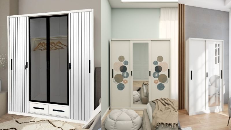 Lemari Pakaian Besi untuk Tampilan Minimalis di Kamar Tidur