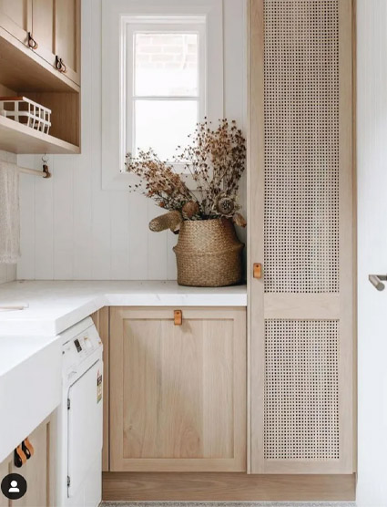 Ruang Laundry Rustic Minimalis