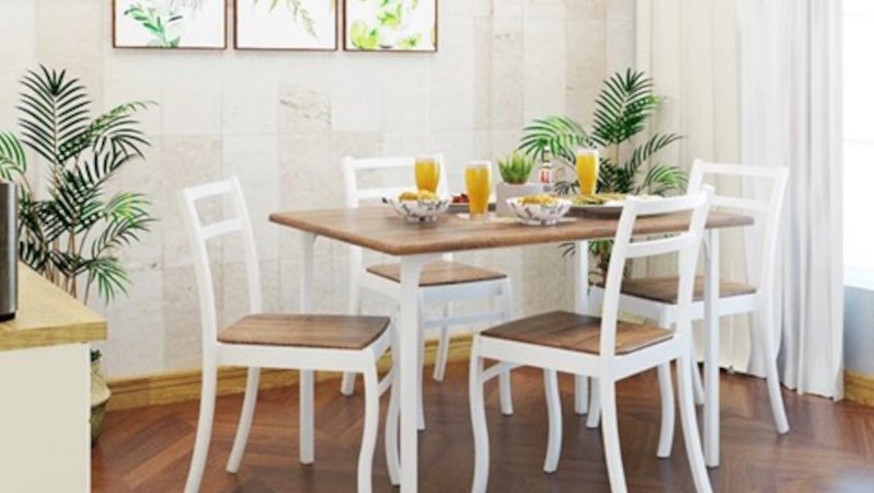 Ruang Makan Minimalis Ala Cafe Klasik Tropis