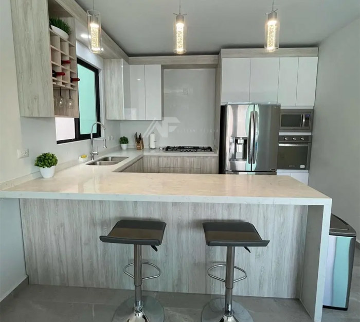 Contoh Mini Bar Dapur Kecil Minimalis Modern
