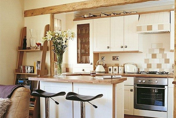 Contoh Mini Bar Dapur Kecil Timeless Vintage