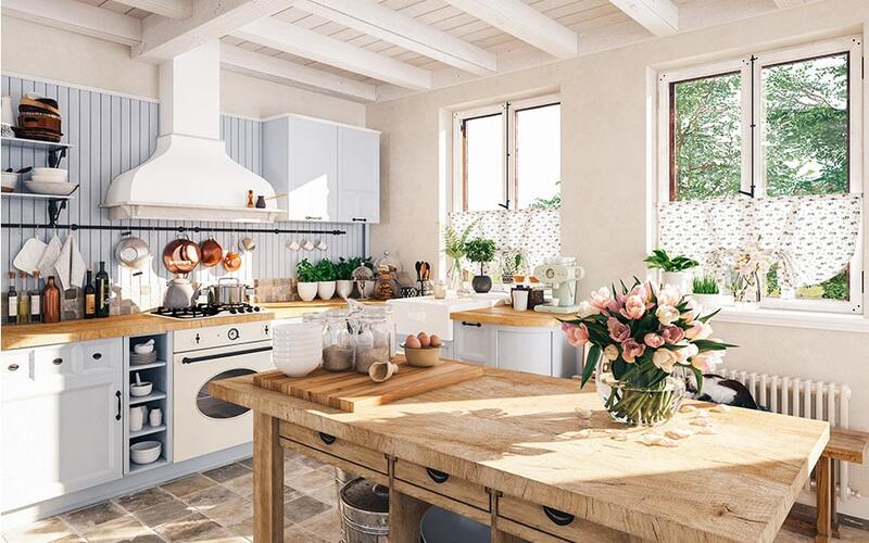 Dapur Bergaya Vintage