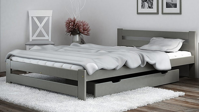 Divan Kasur Minimalis Warna Abu
