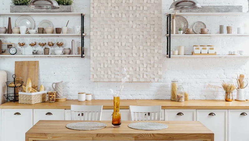 Kitchen Set Kekinian Tema Skandinavia