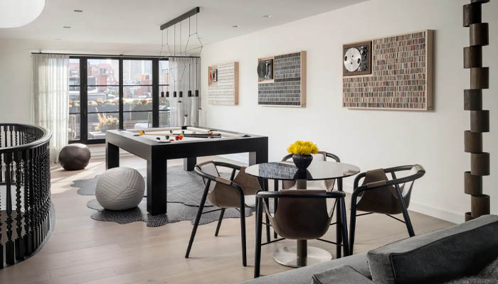 Rumah Minimalis Modern Ruang Biliar Estetik