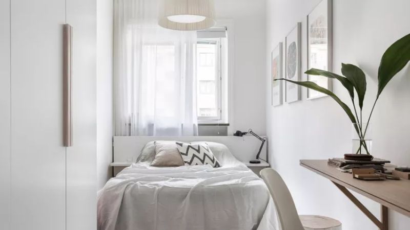 dekorasi kamar estetik gaya Minimalis Clean | Gambar: Thespruce.com