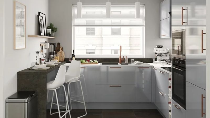 Mini Bar Dapur Tertutup | Gambar: diy.com