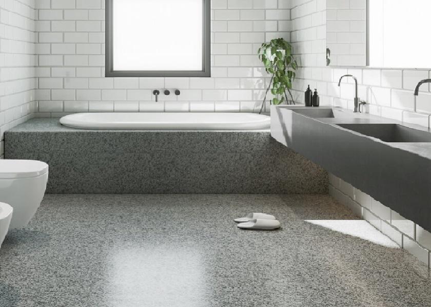 Desain Kamar Mandi Lantai Epoxy