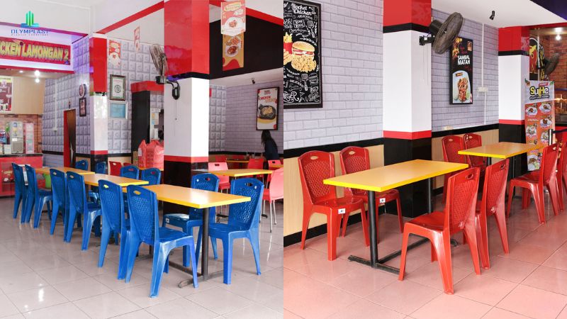 Kursi OL 203N Olymplast Sebagai Solusi Interior Restoran