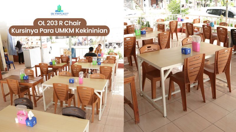 Kursi OL 203 R Olymplast Sebagai Solusi Interior UMKM