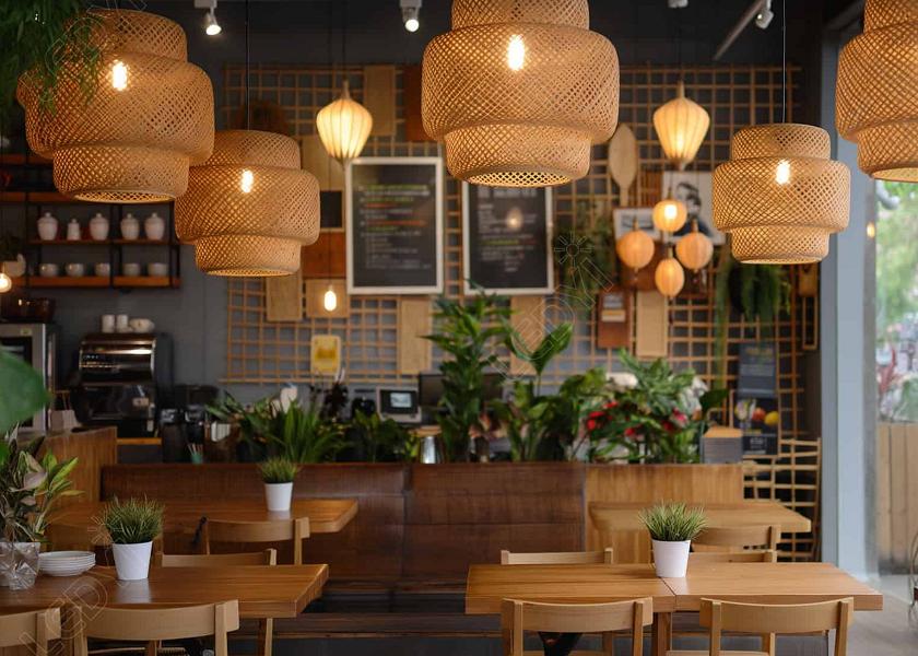 Lampu Cafe Outdoor Modern Oriental
