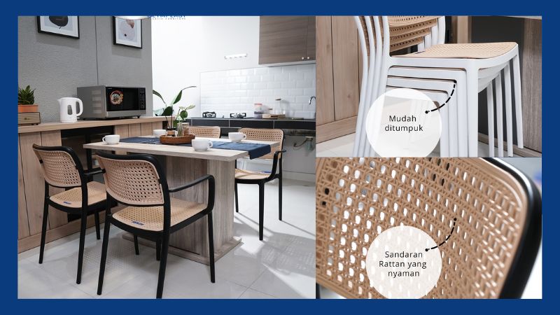 Kursi Plastik Olymplast Monsieur Chair