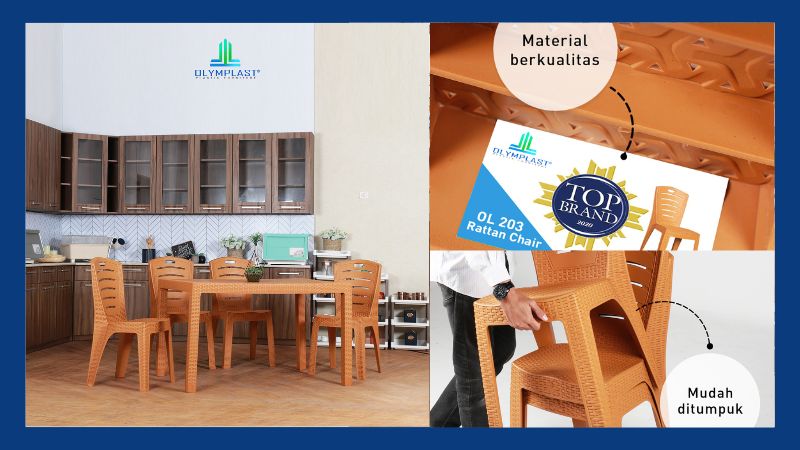 Kursi Plastik Olymplast Kursi OL 203R