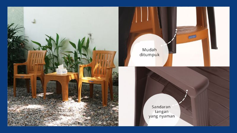 Kursi Plastik Olymplast Kursi OL 506