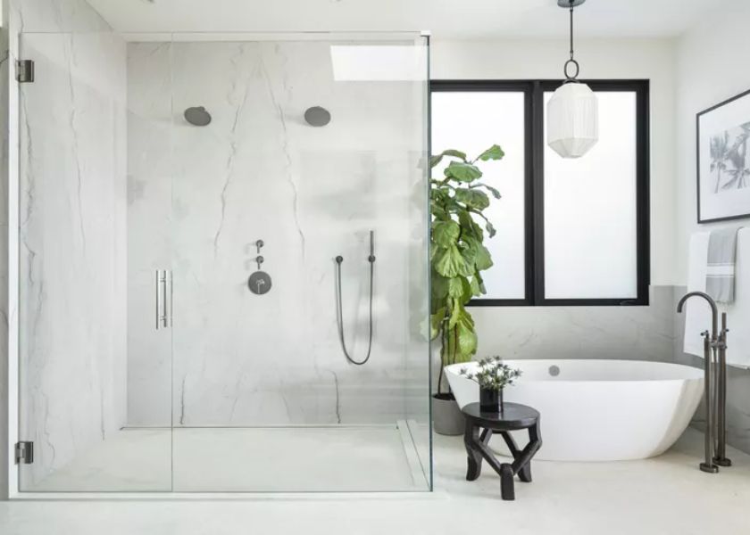 Model Kamar Mandi Minimalis Shower Box Besar