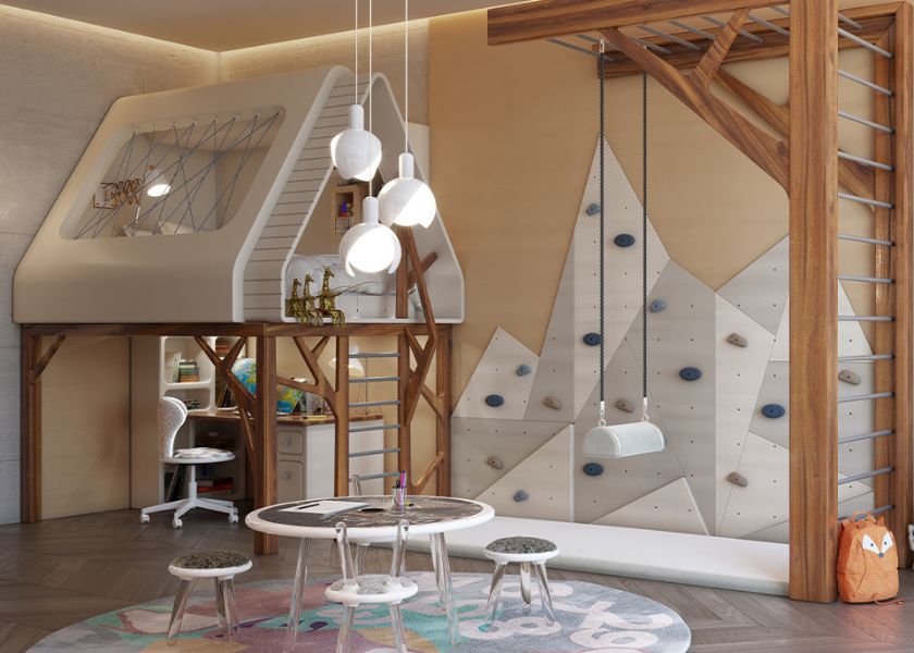 Kamar Mewah Anak Penuh Obstacle