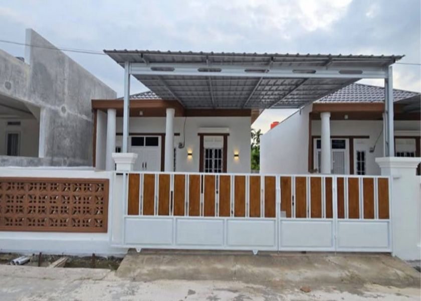 Teras Baja Ringan Gaya Minimalis untuk Rumah Nuansa Putih