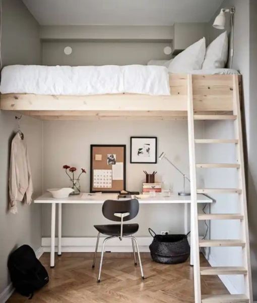 Kamar Tidur Minimalis 2x3 Bunk Bed (Tempat Tidur Susun)
