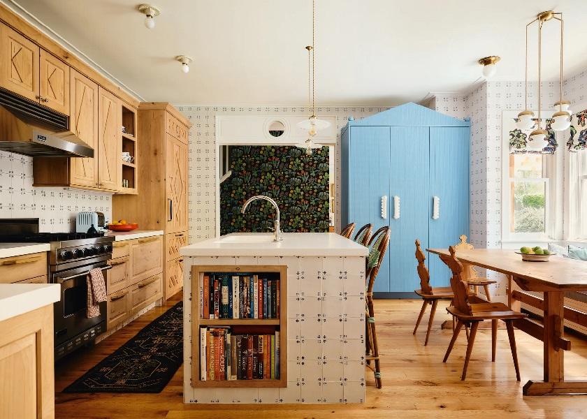 Model Kitchen Set dengan Layering Pencahayaan