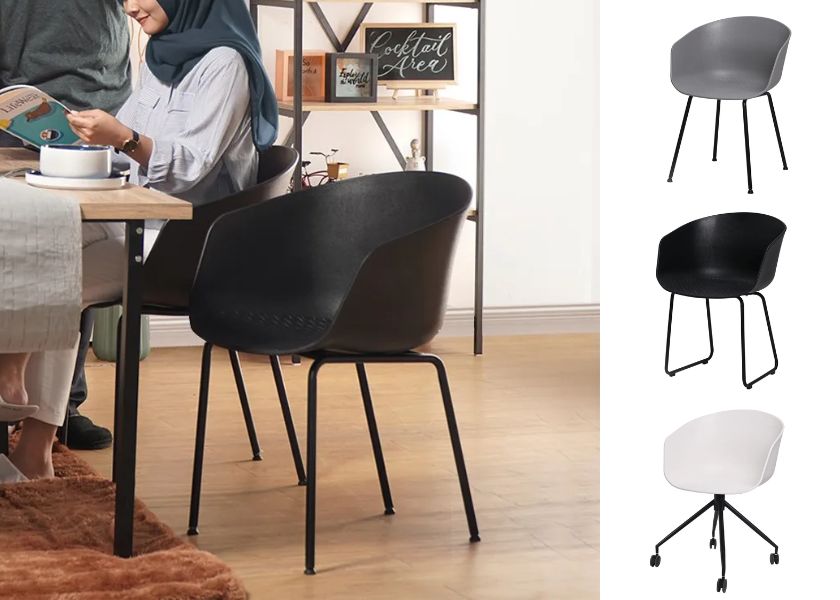 Kursi Makan Plastik Modern Bubble Chair Olymplast