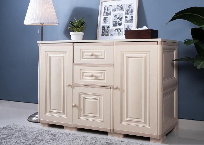 Kabinet Plastik Elegan OTC Credenza Modern Olymplast