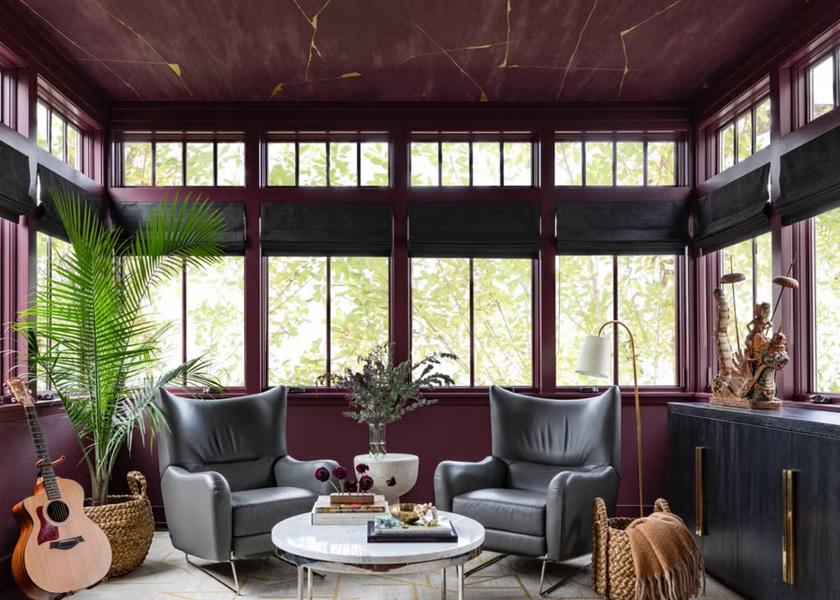 Warna Cat Rumah Plum Purple Mewah