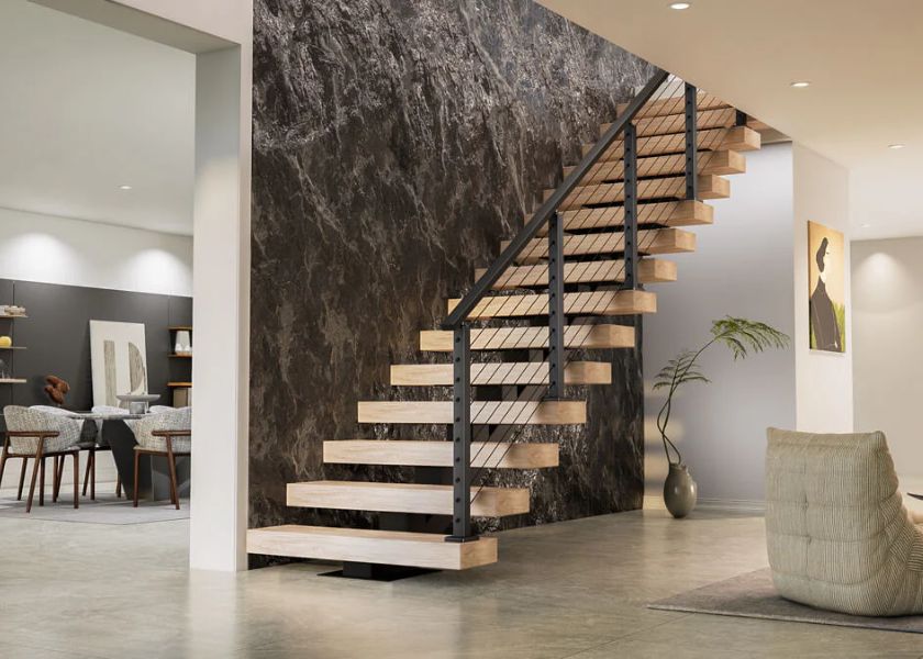 Tangga Rumah Lurus Minimalis