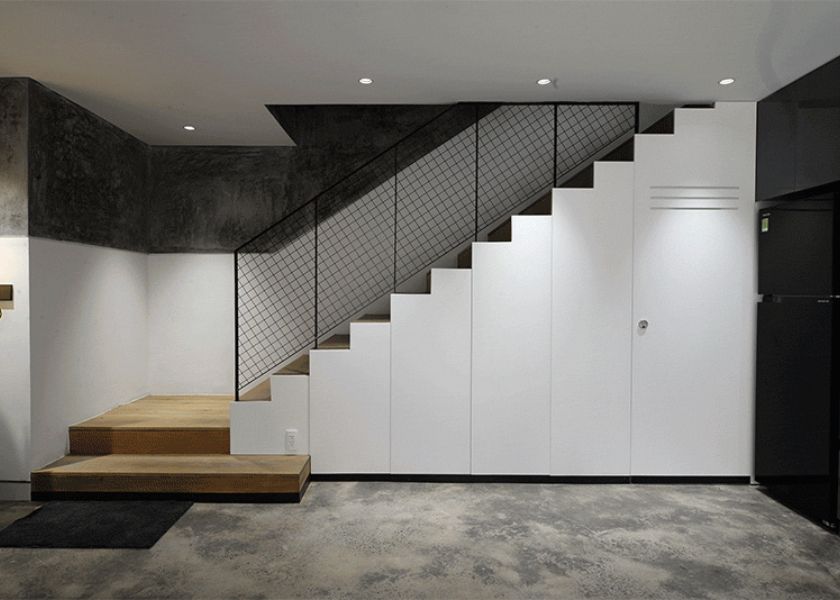 Tangga Rumah Minimalis dengan Storage