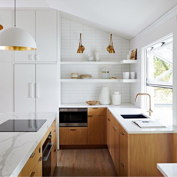 Dekorasi Dapur Minimalis dengan Elemen Kayu