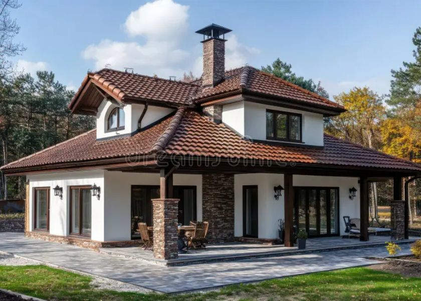 Genteng Keramik Glossy Rumah Minimalis