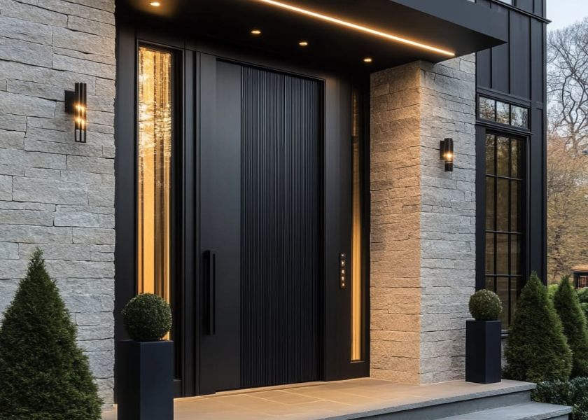 Desain Depan Rumah Pintu Gelap