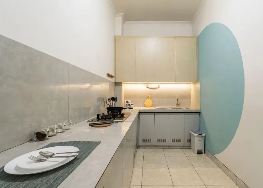 Dapur atau Pantry Bersama di Kos Kosan 3x4