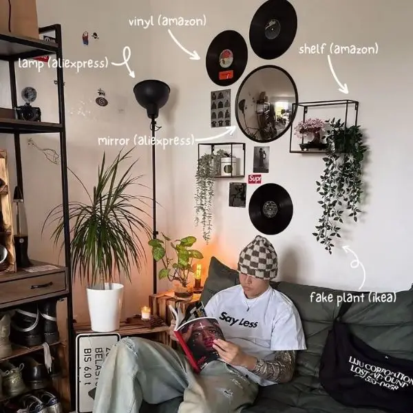 Tambahkan Dekorasi Kamar Pria di Dinding Secukupnya