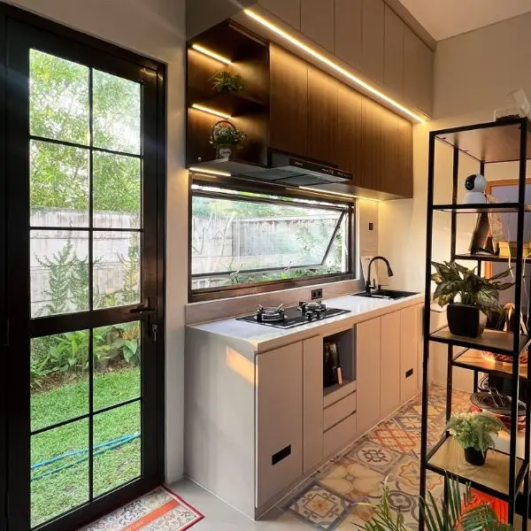Desain Interior Rumah Minimalis Modern di Dapur ala Scandinavian