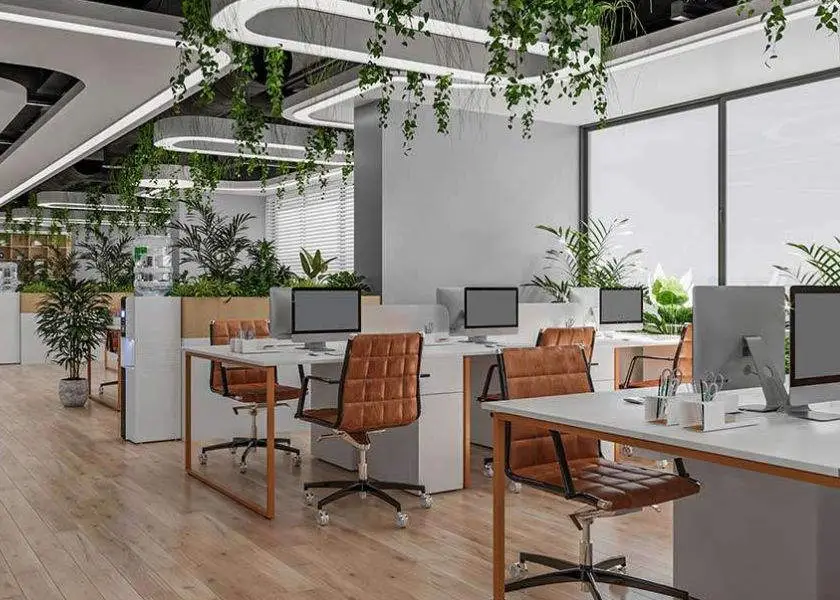 Desain Kantor Minimalis dengan Pemanfaatan Ruang tanpa Sekat Berlebihan