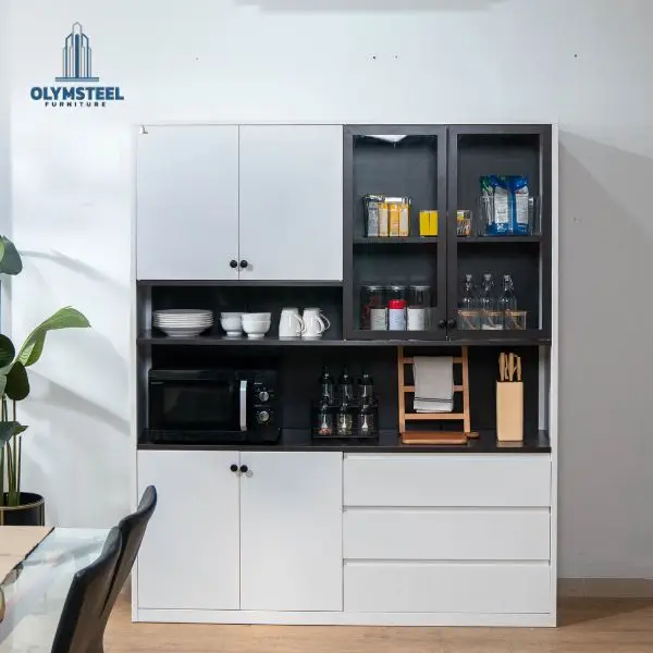 Furnitur Minimalis di Dapur Cantik Sederhana di Kampung
