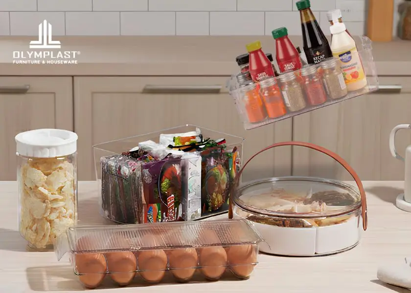 Kotak Organizer Olymplast Houseware untuk Desain Dapur Minibar