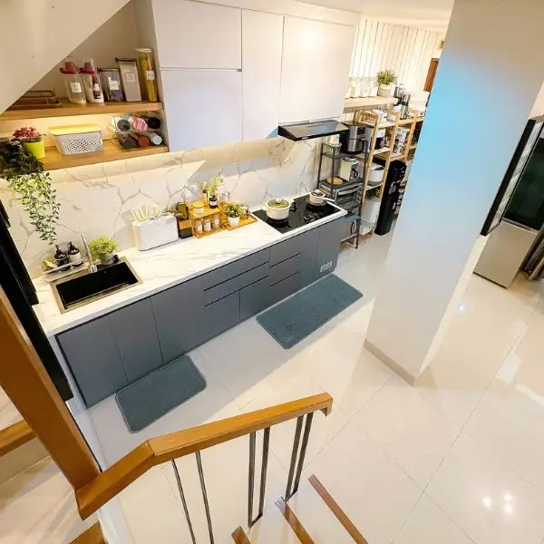 Keset di Dapur Cantik Sederhana di Kampung